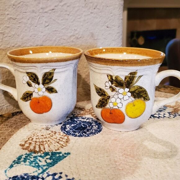 Mikasa Garden Club Delight EC 460 coffee cups - Picture 3 of 14